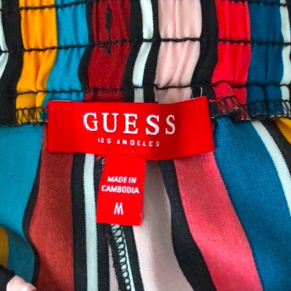 Guess Striped Shorts Size M - Picture 3 of 4